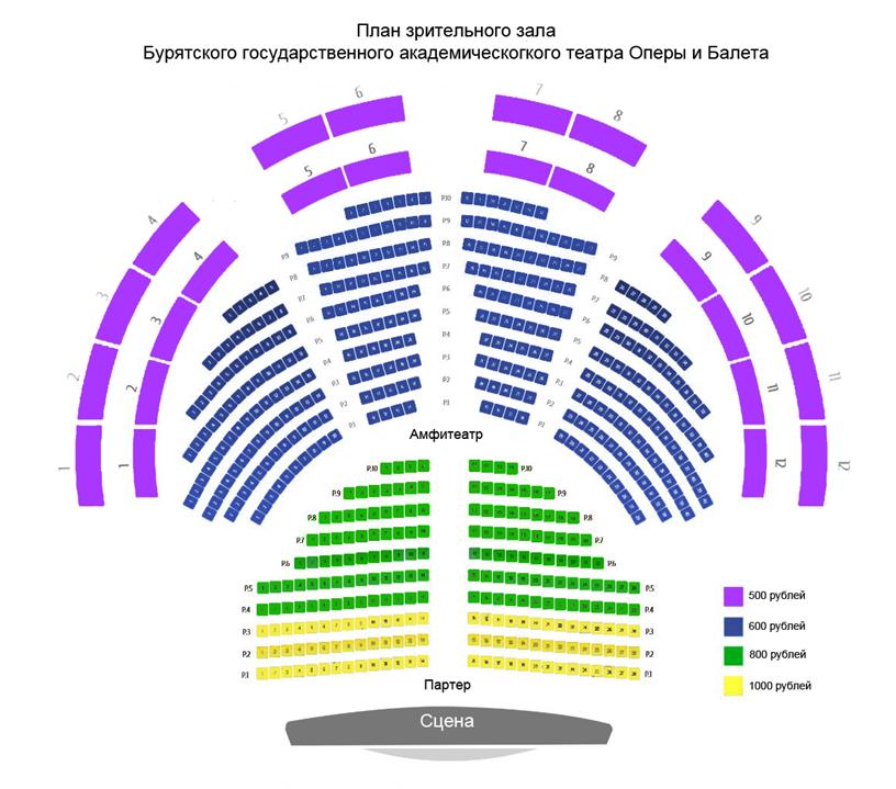 Театр оперы и балета пермь схема зала